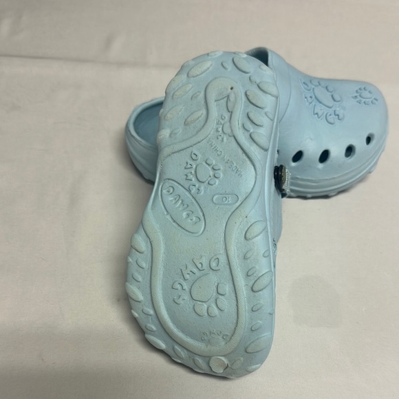 Dawgs - Kids Light Blue Clogs/water shoes/sandals - Picture 5 of 7
